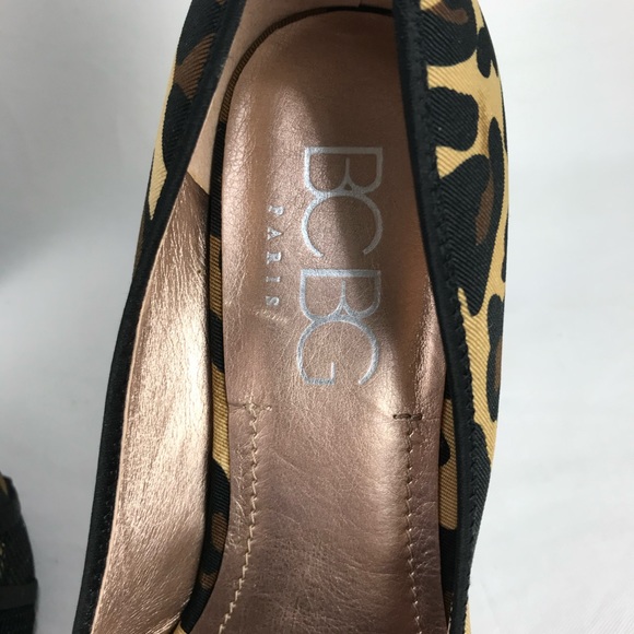 BCBG Leopard Design and Bow Toe Super High Heels (101) - Picture 8 of 8